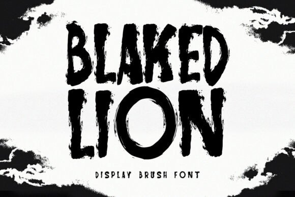 Blaked Lion: A Rugged Display Font for Bold Branding