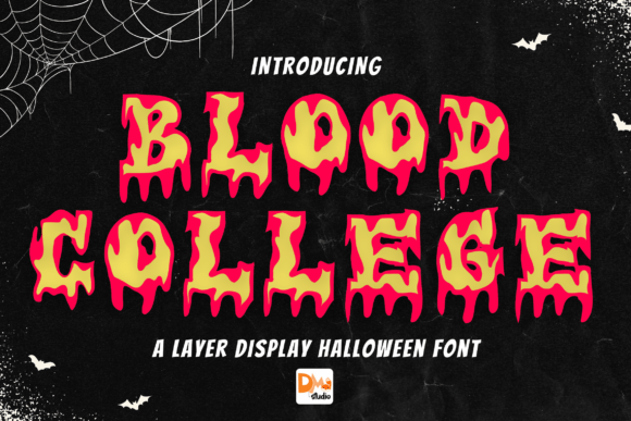 Blood College Typeface: A Marketer’s Bold Display Weapon