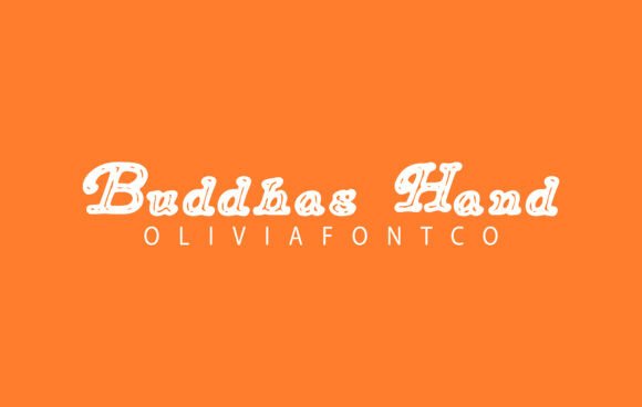 Buddhas Hand Font: A Groovy Retro Typeface for Handmade Makers