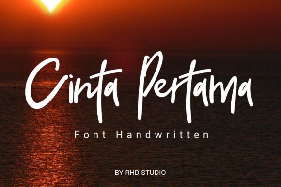 Cinta Pertama: A Handwritten Font That Warms Up Your Brand
