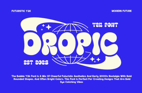 Dropic: A Decorative Font That Demands Attention