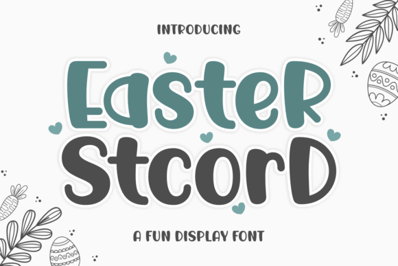 Easter Stcord: A Playful Display Font for Campaigns