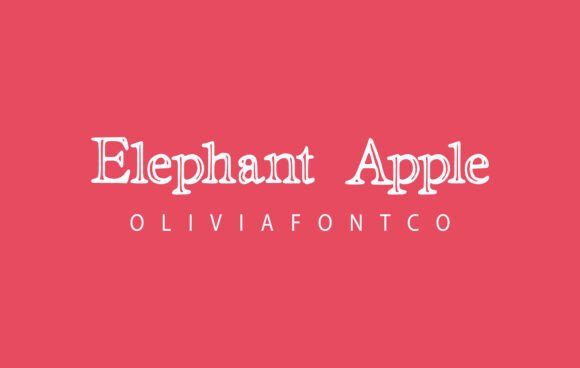 Elephant Apple: Romantic Handwritten Font for Campaigns