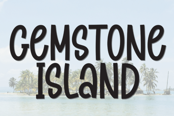Gemstone Island: A Display Font That Feels Like Real Handwriting