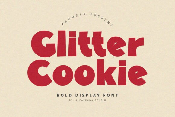 Glitter Cookie: A Groovy Display Font for Bold Branding
