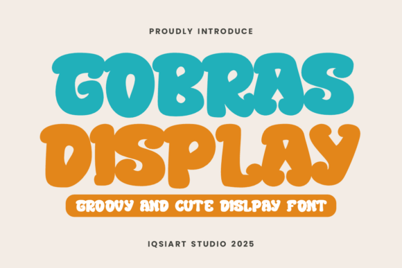 Gobras Display Font: Retro Charm for Handmade Products