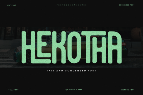Hekotha: The Bold Condensed Font for Campaign Designers