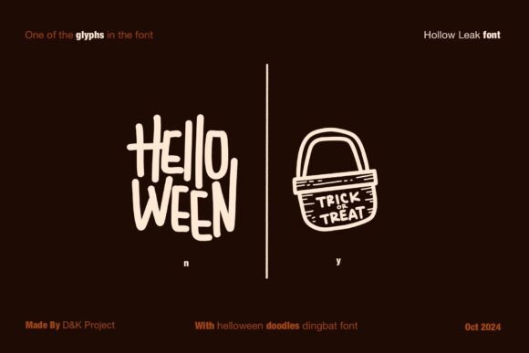 Hollow Leak: The Bold Caps Font for Marketing Impact