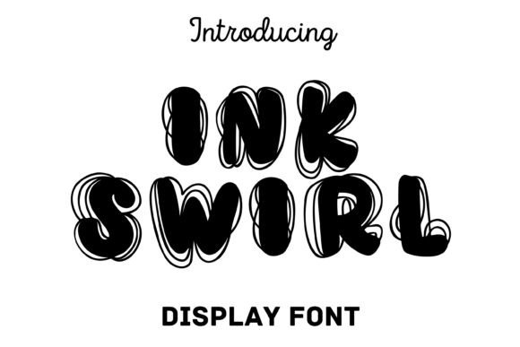 Ink Swirl: A Handwritten Display Font for Handmade Brands