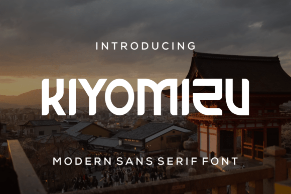 Kiyomizu: A Modern Display Sans Serif for Web Designers