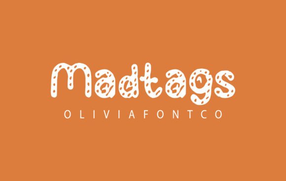 Madtags Font: A Handwritten Typeface for Makers