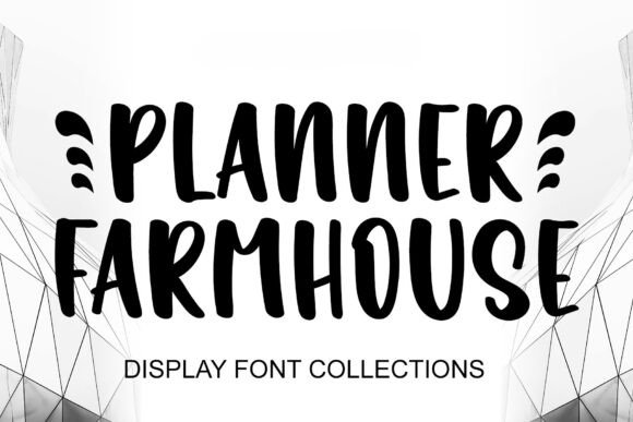 Planner Farmhouse Typeface for Memorable Brand Visuals
