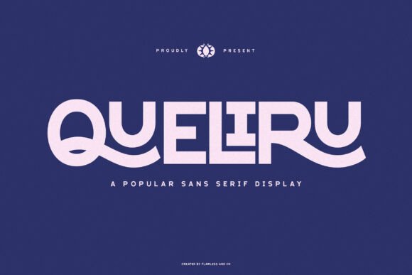 Queliru: A Bold Sans Serif Typeface for Confident Editorial Design