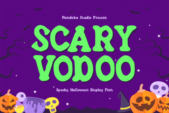 Scary Vodoo Typeface: A Crafter’s Dream for Eerie Design