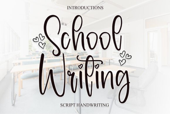 School Writing: A Display Font for Bold Web Headlines