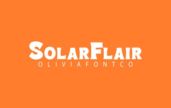 Solarflair: A Romantic Handwritten Font for Makers