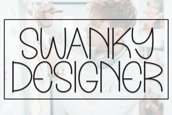 Swanky Designer: A Handcrafted Font for Editorial Warmth