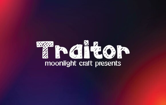 Traitor: A Handwritten Typeface for Engaging Marketing Visuals